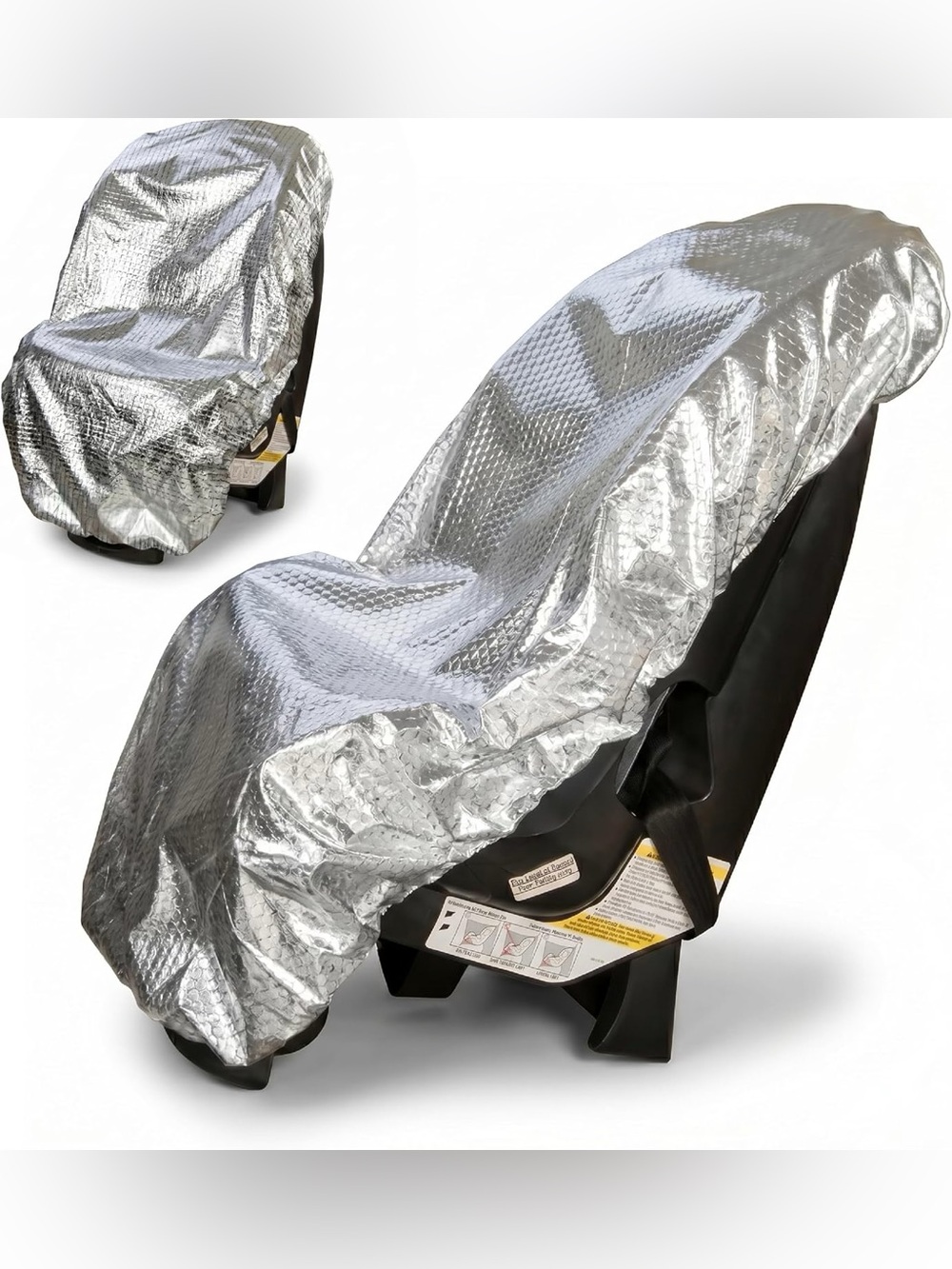 Packable Car Seat Sun Shade Cover for UV / heat